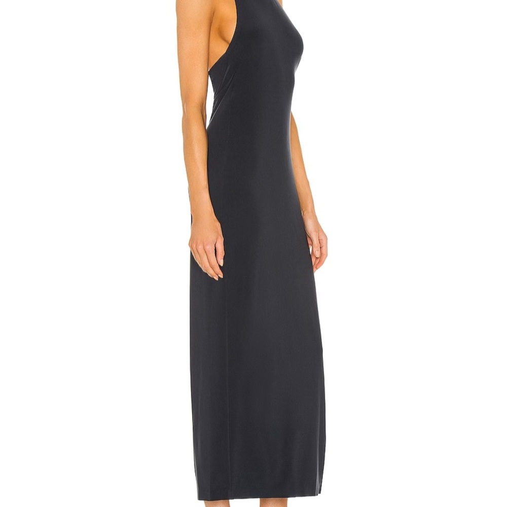 Halter Turtle Side Slit Gown in Pewter
Norma Kamali - Picture 2 of 3